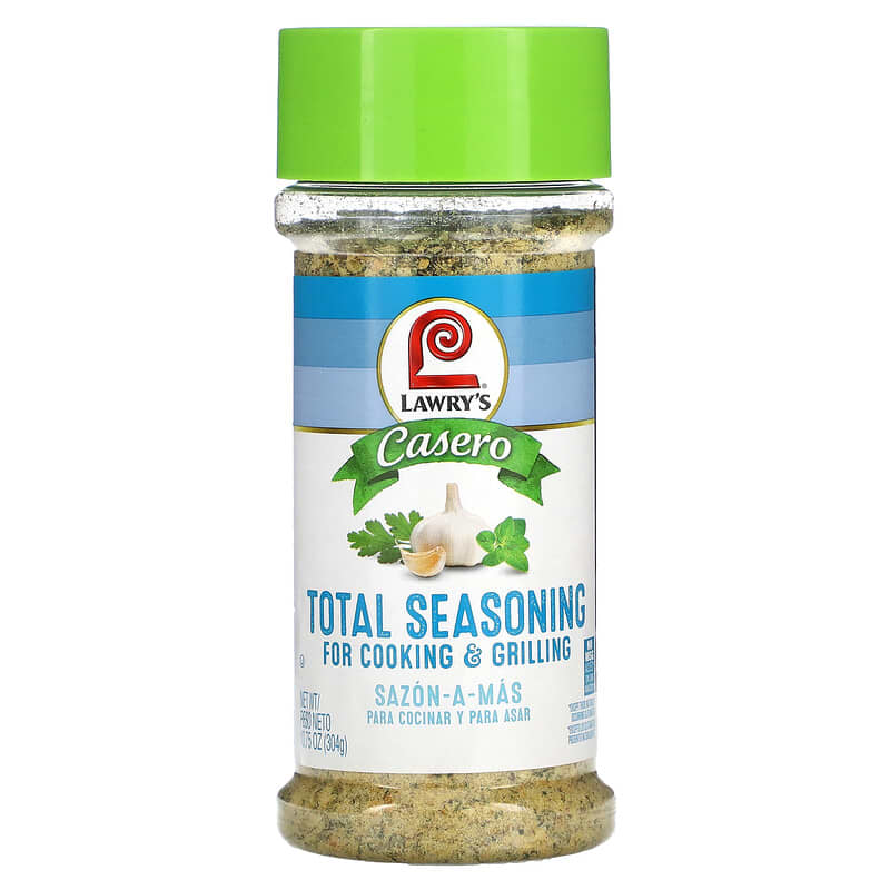 Lawry's Casero Sazon-A-Mas Total Everything Seasoning No MSG, 26 ounce  shaker : : Grocery & Gourmet Food