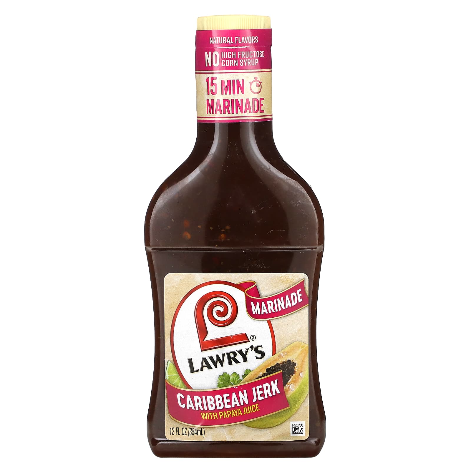 Lawry's, Marinade, Caribbean Jerk With Papaya Juice , 12 fl oz (354 ml)