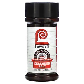 Lawry's, Gewürztes Salz mit geknacktem schwarzem Pfeffer, 141 g (5 oz.)