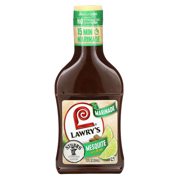 Lawry's, 醃料，酸橙汁 Mesquite，12 液量盎司（354 毫升）
