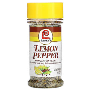 Lawry's, Lemon Pepper With Zest of Lemon, 4.5 oz (127 g)