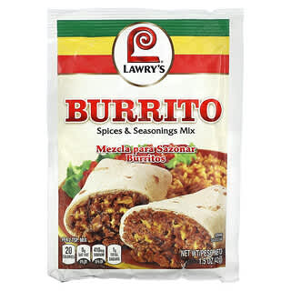 Lawry's, Mezcla de especias y condimentos, Burrito`` 42 g (1,5 oz)