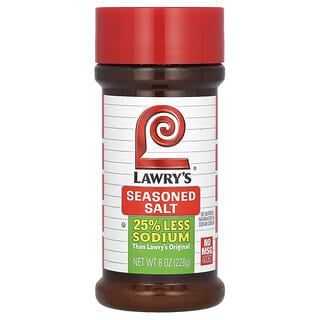 Lawry's, Seasoned Salt, Less Sodium, 8 oz (226 g)