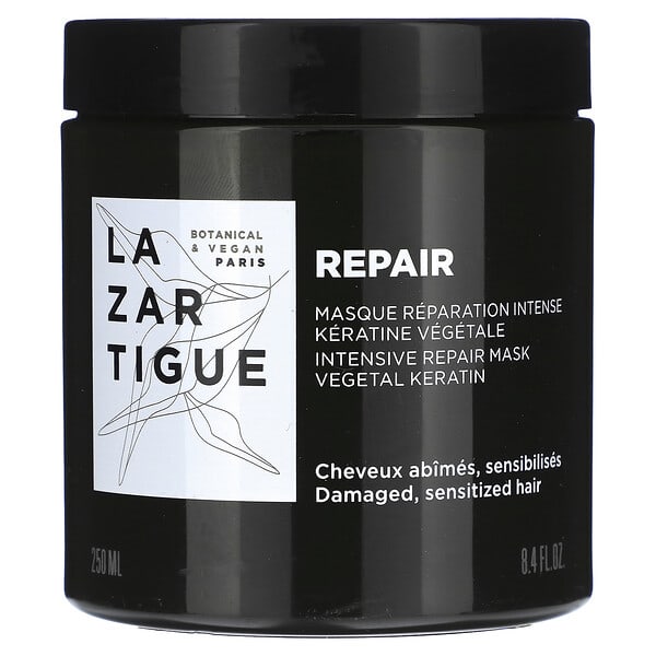 Lazartigue, Intensive Repair Mask with Vegetal Keratin, 8.4 fl oz