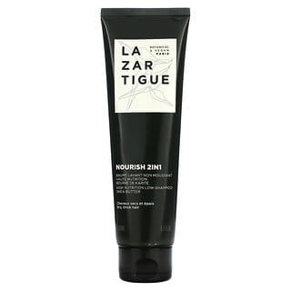 Lazartigue, Nourish 2 IN 1, High Nutrition Low-Shampoo, trockenes, dickes Haar, 150 ml (5,1 fl. oz.)