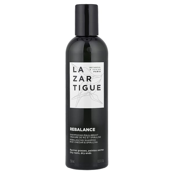 Lazartigue, 리밸런싱 샴푸, 쌀 식초 및 스피룰리나, 250ml(8.5fl oz)