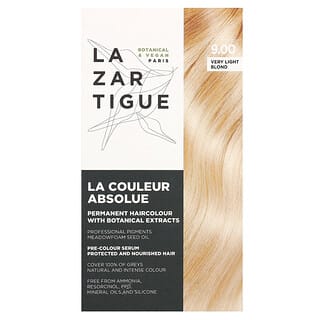 Lazartigue, Permanent Haircolor with Botanical Extracts, 9.00 Very Light Blond, 1 Application
