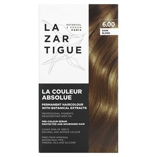 Lazartigue, Permanent Haircolor with Botanical Extracts, 6.00 Dark Blond, 1 Application