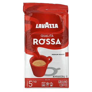 LavAzza Premium Coffees, Qualita Rossa, Ground, Medium Roast, 8.8 oz (250 g)