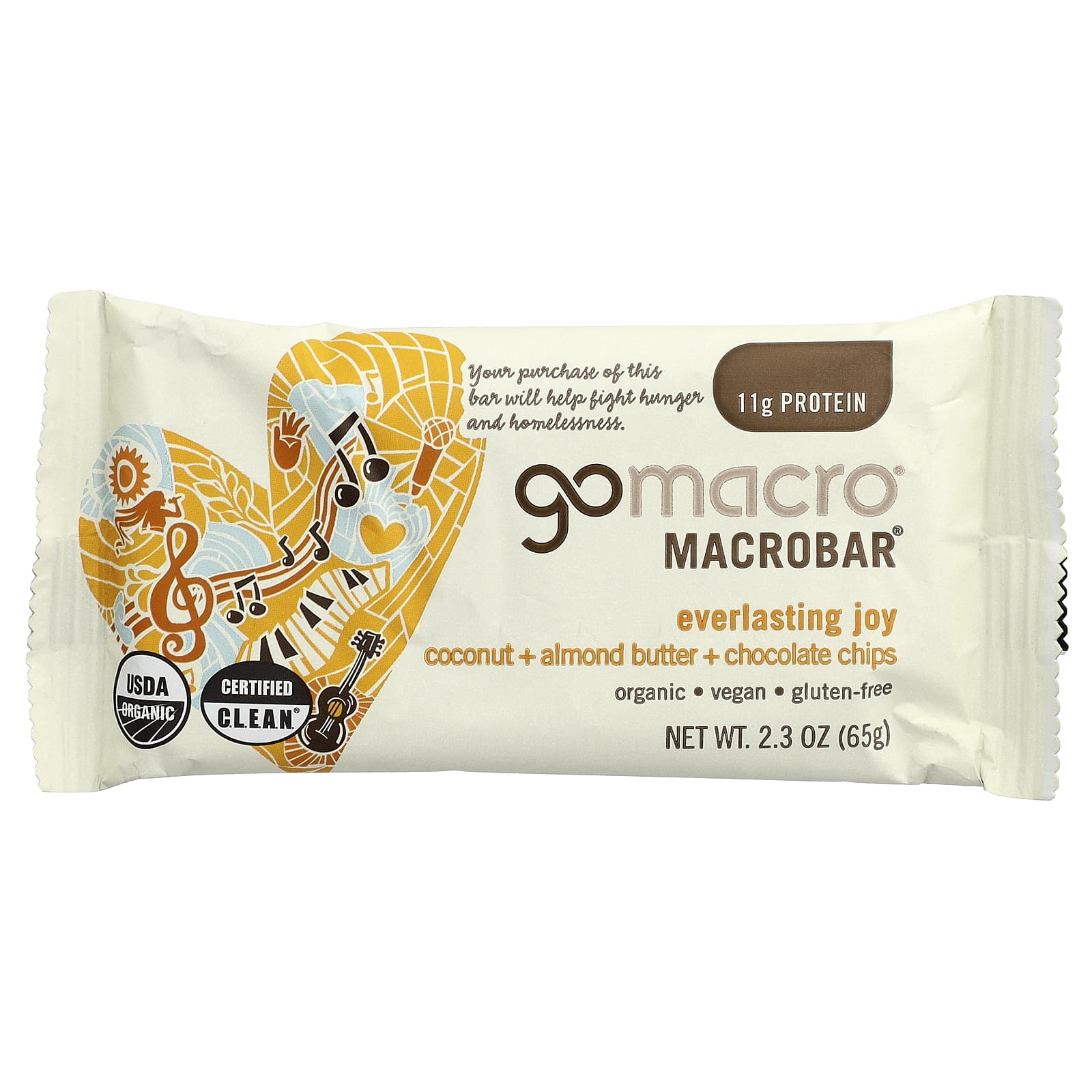MacroBar®, Everlasting Joy, Coconut, Almond Butter & Chocolate Chips