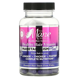 Mane Choice, Healthy Hair Vitamin, Manetabolism Plus, 60 Capsules