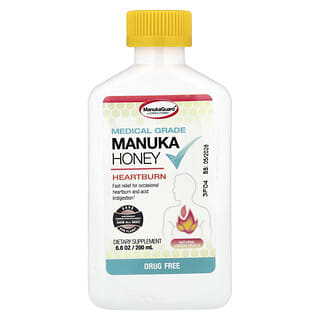 ManukaGuard, Manuka Honey, Medical Grade, Natural Lemon Peach, 6.8 oz (200 ml)