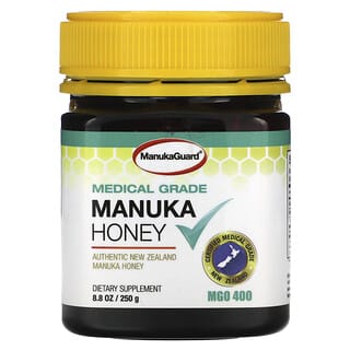 ManukaGuard, عسل المانوكا، مصنف دوائيًا، MGO 400، 8.8 أونصة (250 جم)