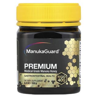 ManukaGuard, Mel de Manuka Premium de Classe Medicinal, MGO 400, 250 g (8,8 oz)