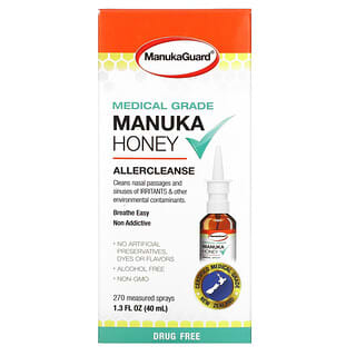 ManukaGuard‏, "דבש מאנוקה, באיכות רפואית, Allercleanse, ‏40 מ""ל (1.3 אונקיות נוזל)"