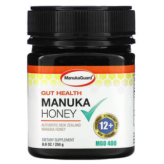 ManukaGuard, Gut Health بعسل المانوكا، 400 ميثيل جليوكسال، 8.8 أونصة (250 جم)