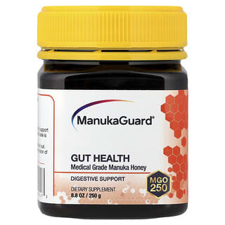 ManukaGuard, Madu Manuka Gred Perubatan, Kesihatan Usus, MGO 250, 8.8 oz (250 g)