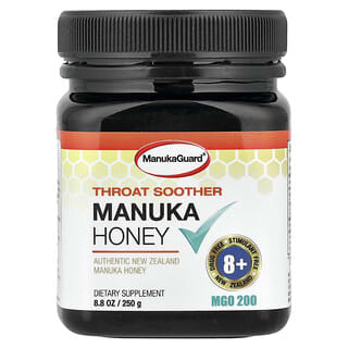 ManukaGuard, Throat Soother, Manuka Honey, MGO 200, 8.8 oz (250 g)