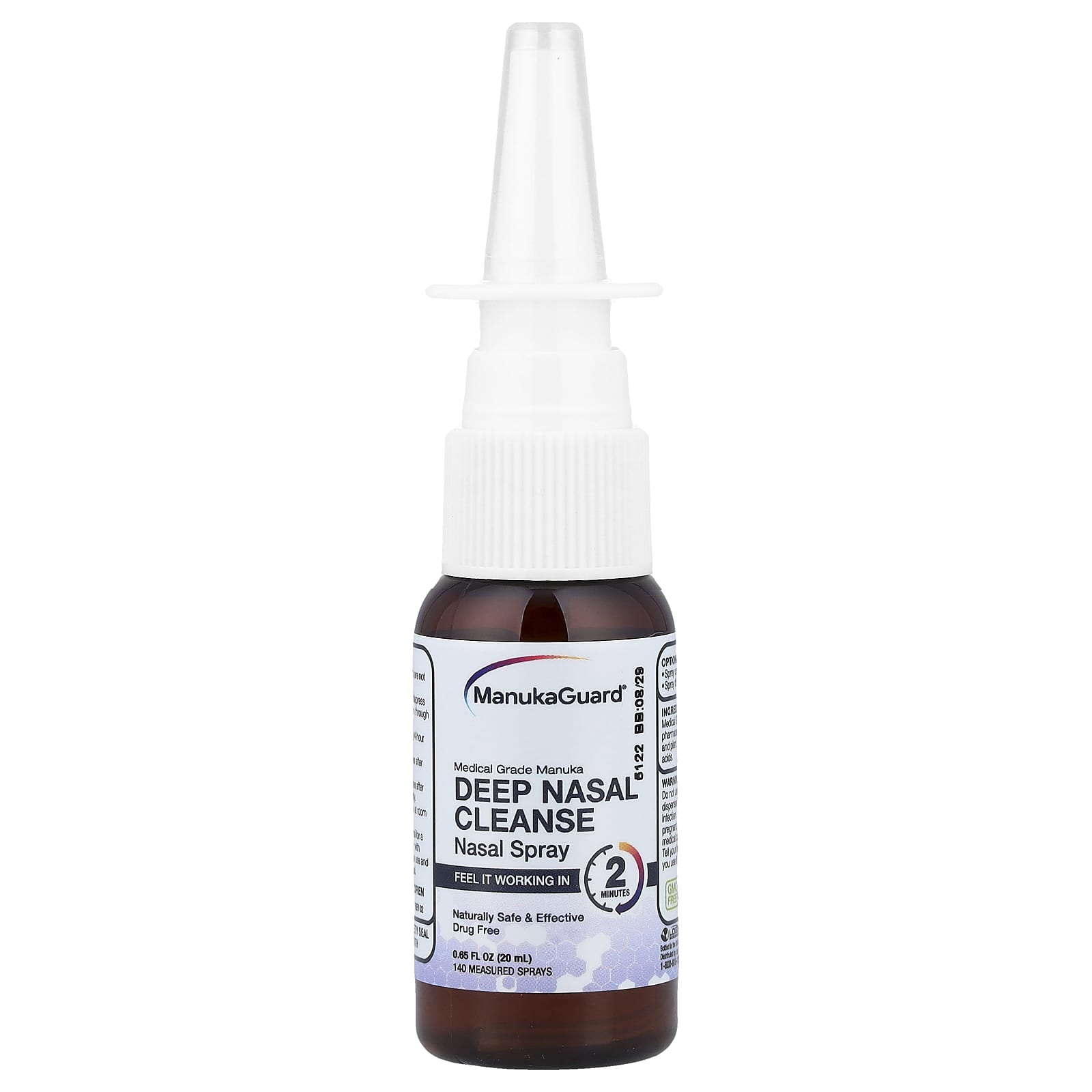 Medical Grade Manuka, Deep Nasal Cleanse Nasal Spray, 0.65 fl oz