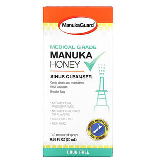 ManukaGuard‏, דבש מאנוקה באיכות רפואית, מנקה את הסינוסים, 20 מ"ל (0.65 אונקיות נוזל)