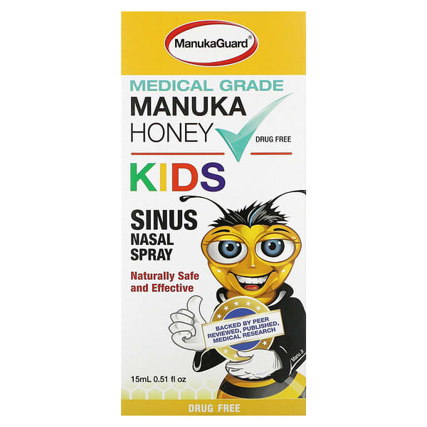 ManukaGuard, Kids, Medical Grade Manuka Honey, Sinus Nasal Spray