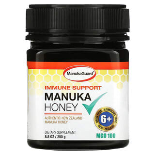 ManukaGuard‏, תמיכה במערכת החיסון, דבש מאנוקה, ‎MGO 100‎‏, 250 גרם (8.8 אונקיות)