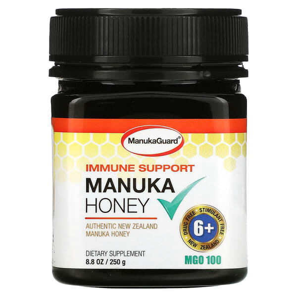 ManukaGuard, Immune Support, Manuka Honey, MGO 100, 8.8 oz (250 g)