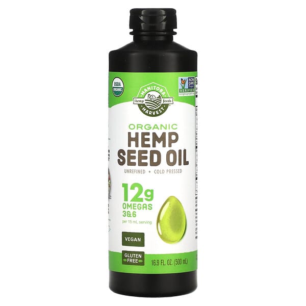 Manitoba Harvest, Organic Hemp Seed Oil, 16.9 fl oz (500 ml)