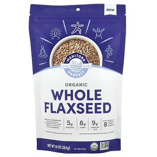 Manitoba Harvest, Organic Whole Flaxseed, 10 oz (283 g)