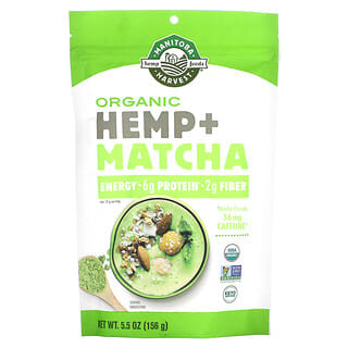 Manitoba Harvest, Organic Hemp + Matcha, 5.5 oz (156 g)
