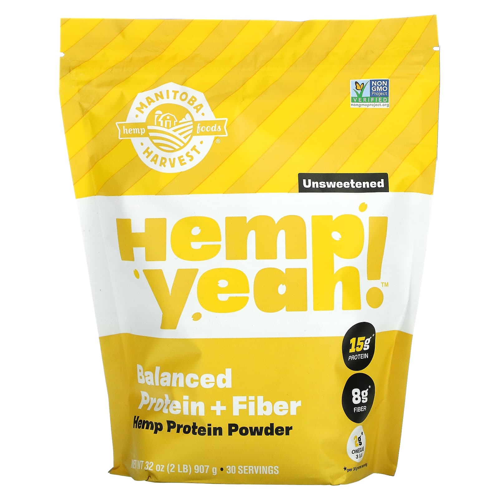 Manitoba Harvest, Hemp Yeah!, Unsweetened, 32 oz (907 g)