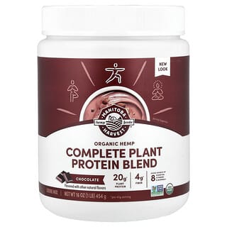 Manitoba Harvest, Organic Hemp Yes!, Plant Protein Blend, Chocolate, 1 lb (454 g)