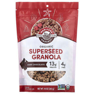 Manitoba Harvest, Коноп Да!, Органична гранола, черен шоколад, 10 унции (283 г)