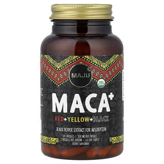 Maju Superfoods, Maca+ de Maju, 120 cápsulas
