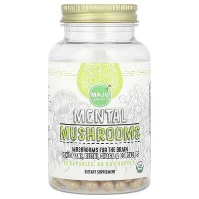 Maju Superfoods, Psychological Support Mushrooms, 90 Capsules