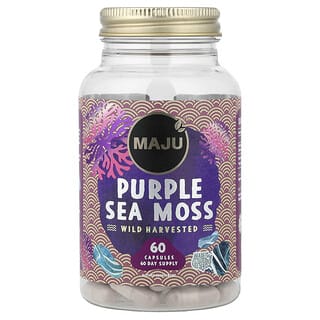 Maju Superfoods, Fialový morský mach, 60 kapsúl (500 mg na kapsulu)