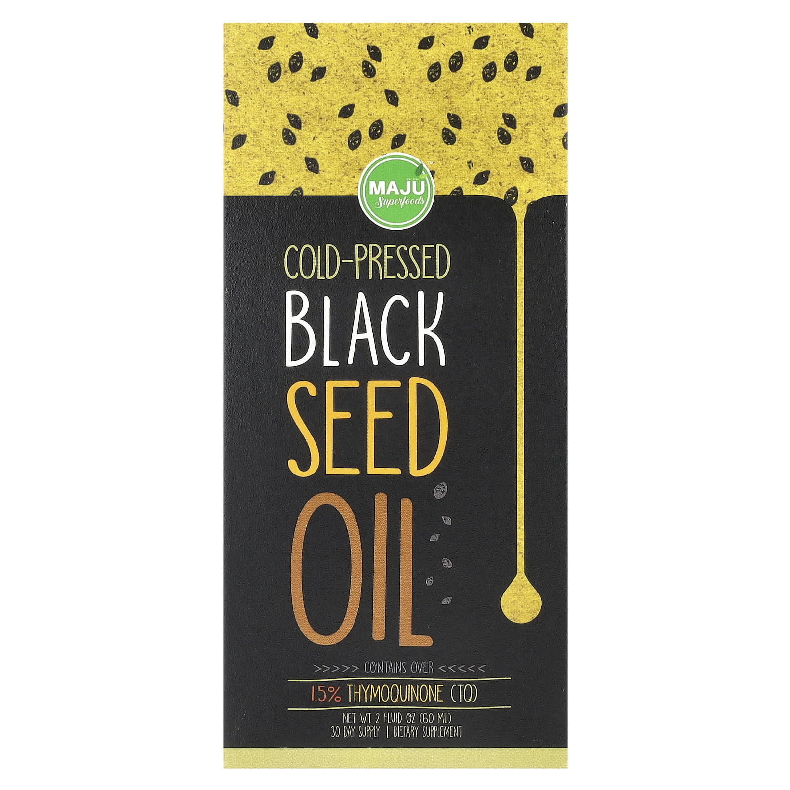 Maju Superfoods, ColdPressed Black Seed Oil, 2 fl oz (60 ml)