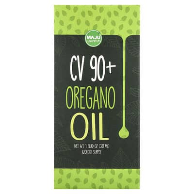 Maju Superfoods, CV 90+ Oregano Oil, 30 mg, 1 fl oz (30 ml)