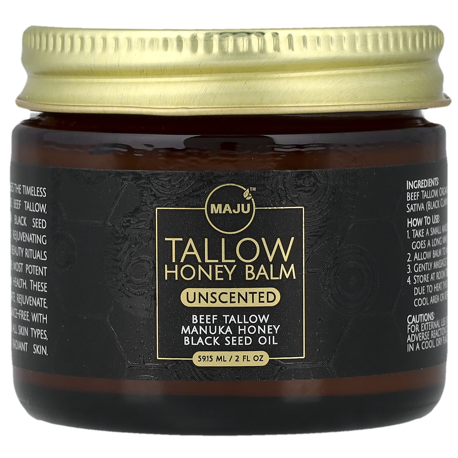 Maju Superfoods, бальзам с медом, без запаха, 59,15 мл (2 жидк. унции)