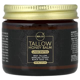 Maju Superfoods, Tallow Honey Balm, Talg-Honig-Balsam, duftneutral, 59,15 ml (2 fl. oz.)
