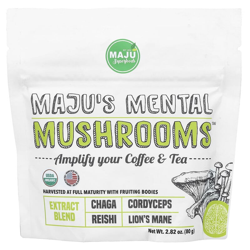 Maju's Mental Mushrooms™（マジュ メンタル マッシュルーム）、80g