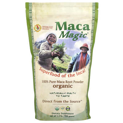 Maca Magic, Organic Whole Maca Root Powder, 2.2 lbs (1,000 g)