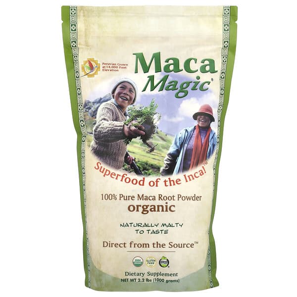 Maca Magic, 有機全全瑪卡根粉，2.2 磅（1,000 克）
