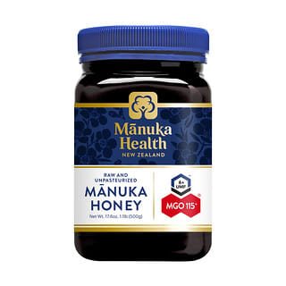 Manuka Health, 마누카 꿀, MGO 115+, 500g(1.1lb)