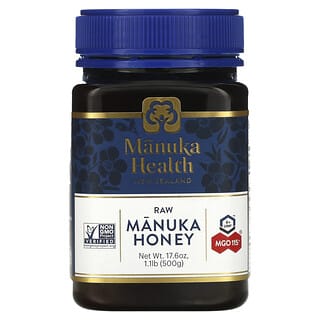 Manuka Health, マヌカハニー、MGO115+、500g（1.1ポンド）