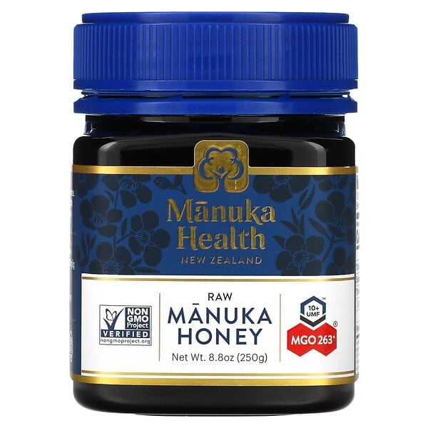 Manuka Health, マヌカハニー、MGO 263+、250g（8.8液量オンス）