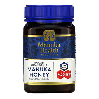 Manuka Health, Miel de manuka, MGO 263+, 500 g (1,1 lb)