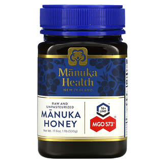 Manuka Health‏, عسل المانوكا، MGO 573+، ‏17.6 أونصة (500 جم)