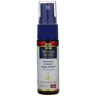 Manuka Health, Spray oral de miel de manuka con propóleo, 0,67 oz. Líq.
