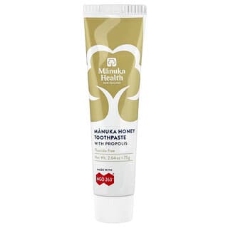 Manuka Health, Pasta do zębów z propolisem i miodem manuka, bez fluoru, 75 g